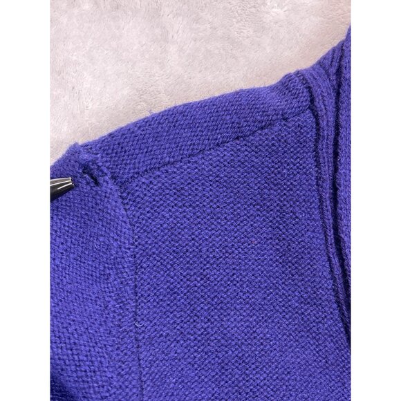 Cabelas Cardigan Sweater‎ Womens Medium Purple Button-Up Lambs Wool NWD - Picture 10 of 11
